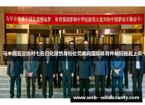 马来西亚足协对七名归化球员身份处罚案向国际体育仲裁院提起上诉
