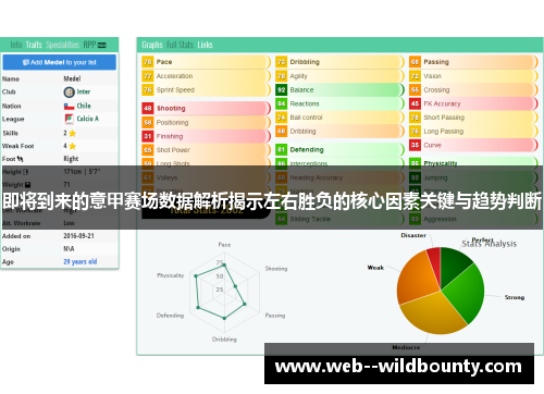 即将到来的意甲赛场数据解析揭示左右胜负的核心因素关键与趋势判断
